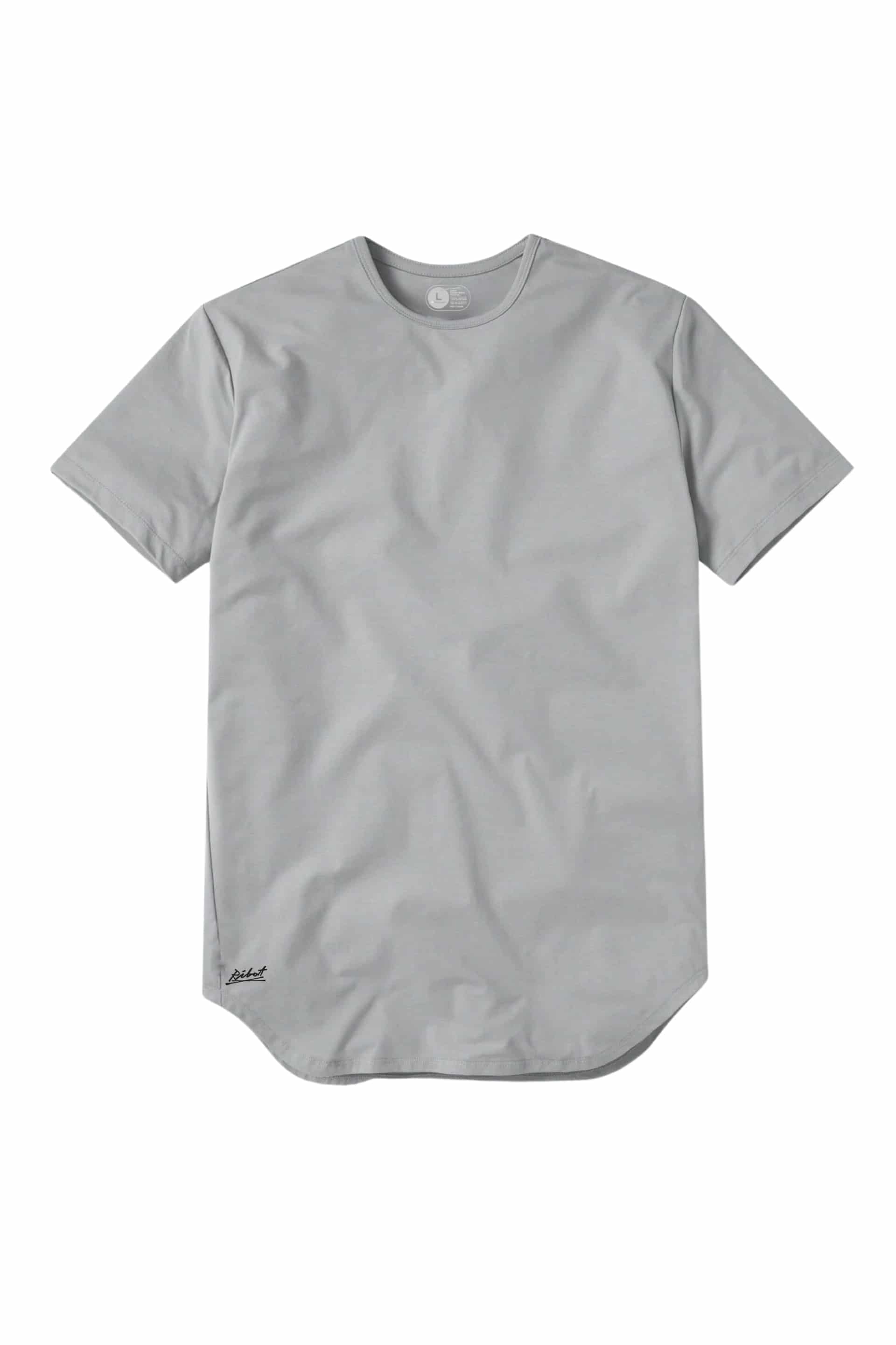 Camiseta Básica Curve Gris Claro - miniatura 1