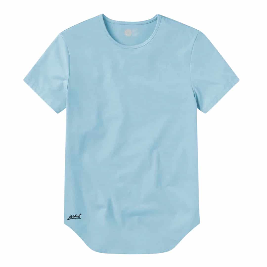 Camiseta Básica Curve Azul Claro - miniatura 1
