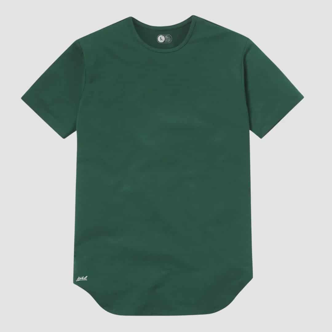 Camiseta Básica Curve Verde Oscuro - miniatura 1