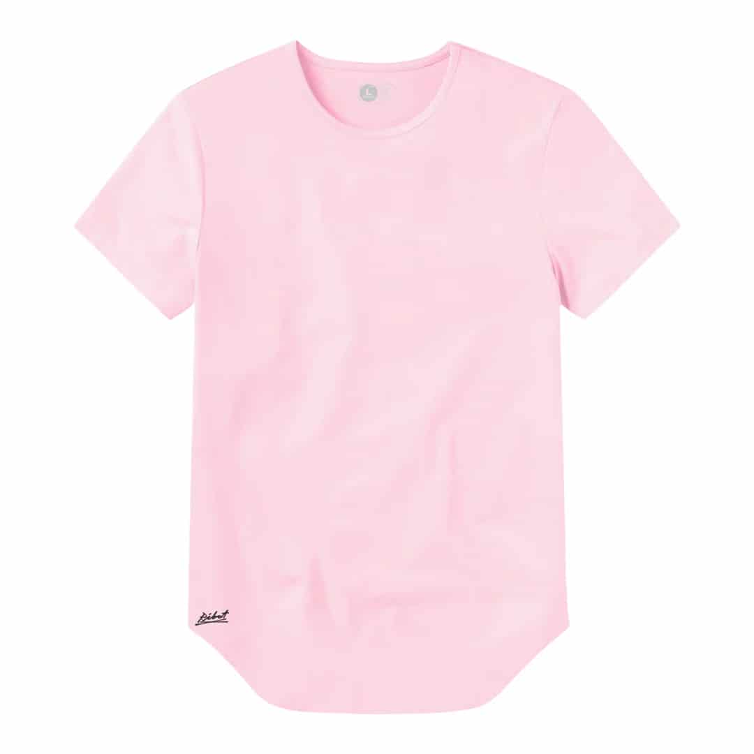 Camiseta Básica Curve Rosado - miniatura 1