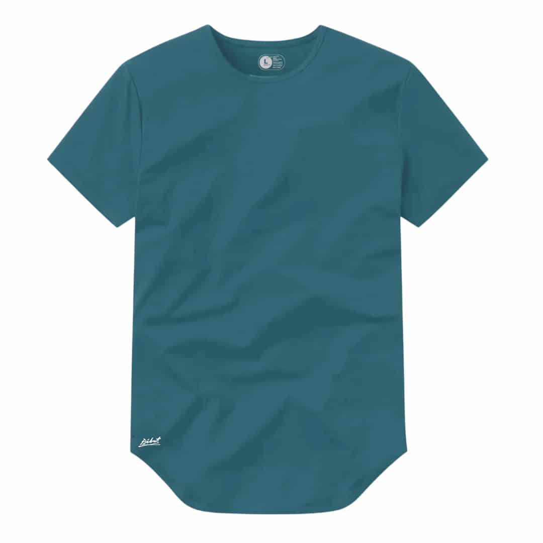 Camiseta Básica Curve Verde Azul - miniatura 1
