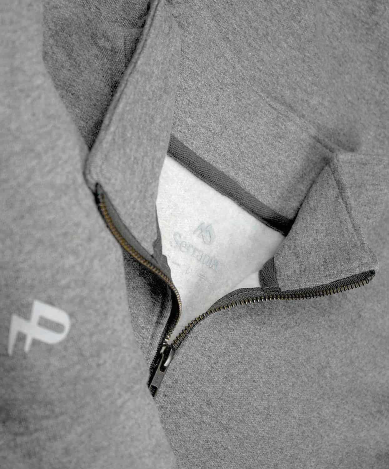 Buzo cuello alto hombre Gris Luna - miniatura 6