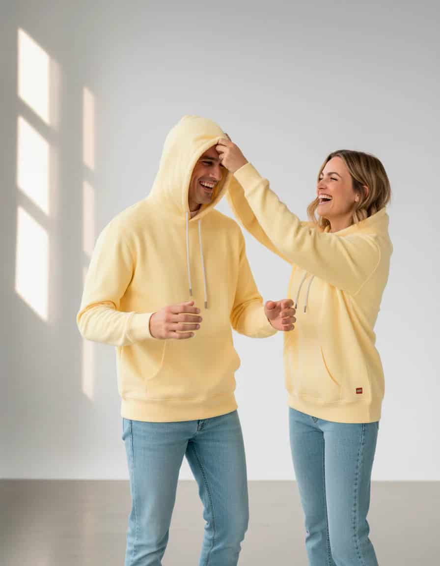 Buzo de Capota Amarillo Sunshine - miniatura 3