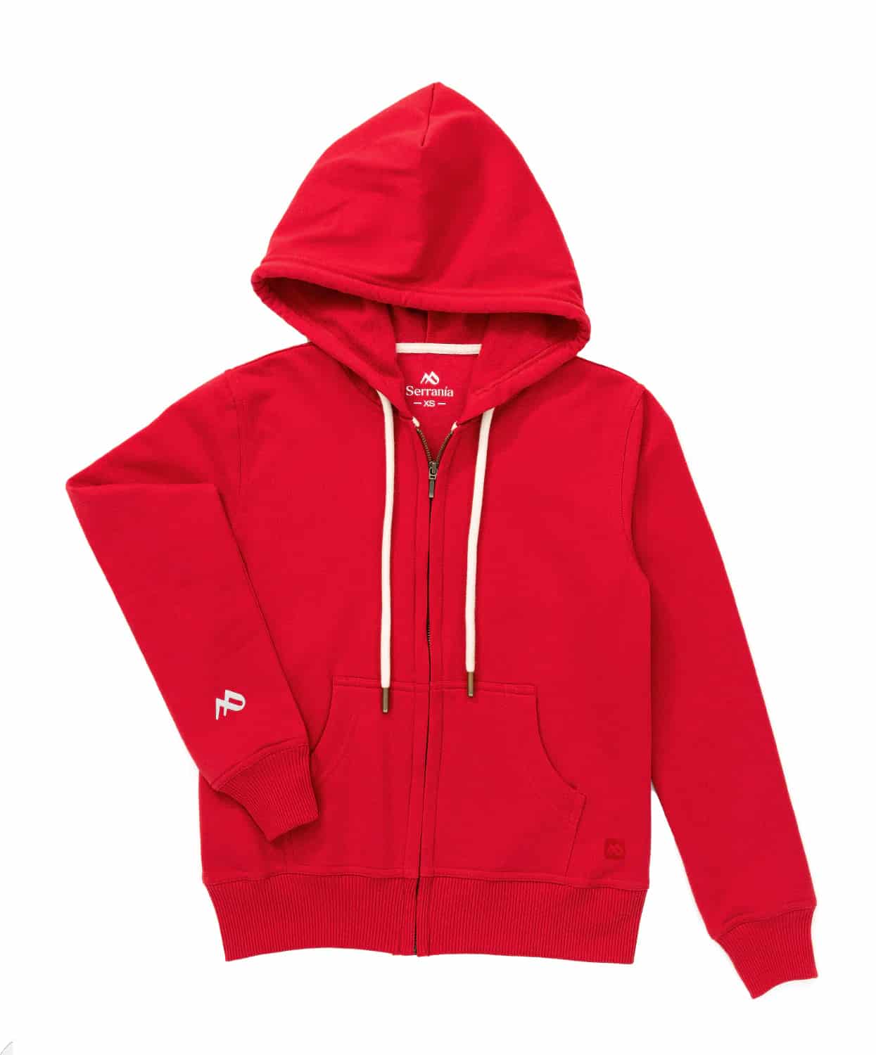 Buzo abierto con Capota Mujer Rojo - miniatura 9