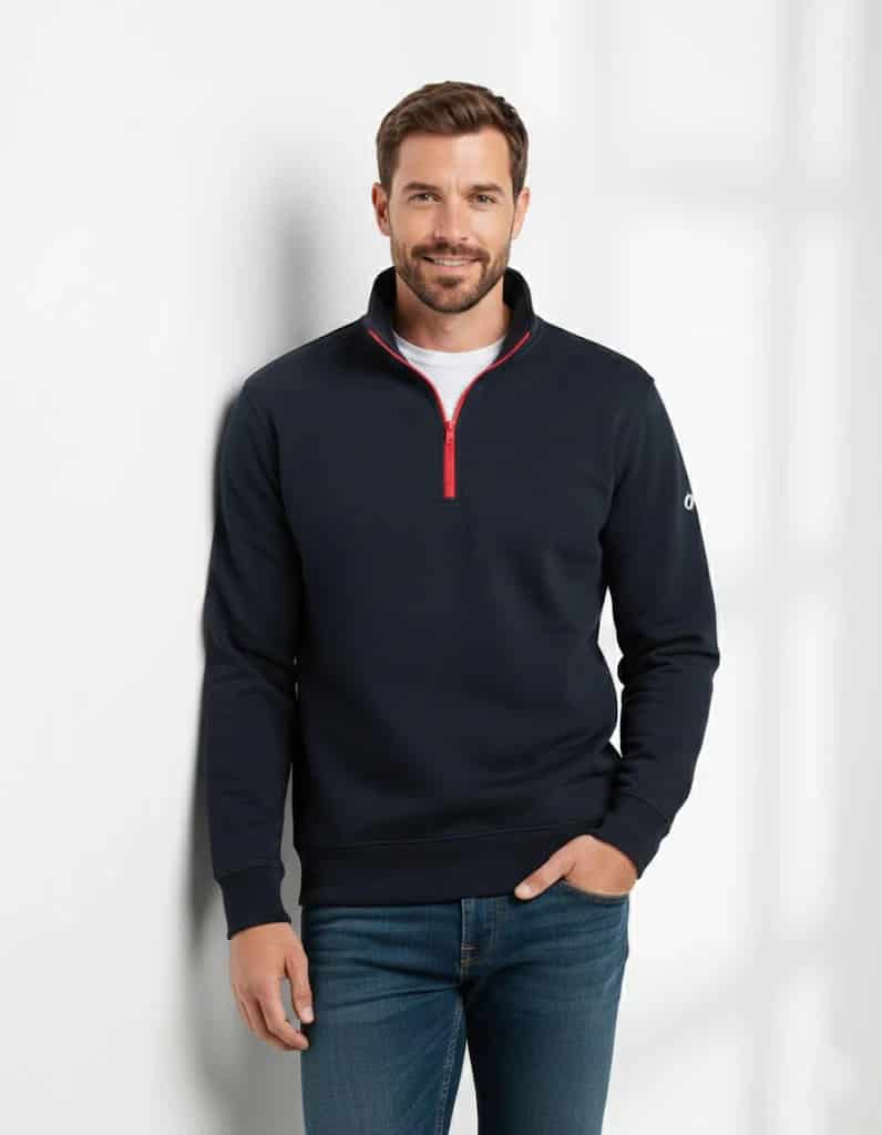 Buzo cuello alto Elite - Azul oxford - miniatura 8