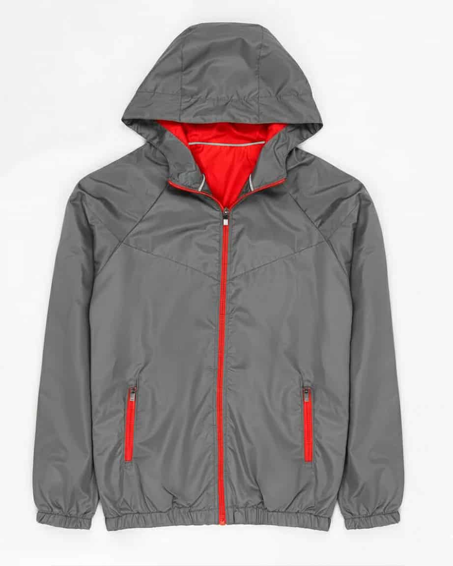 Chaqueta Cyclone Gris Con Cremallera Roja OUTLET - miniatura 3