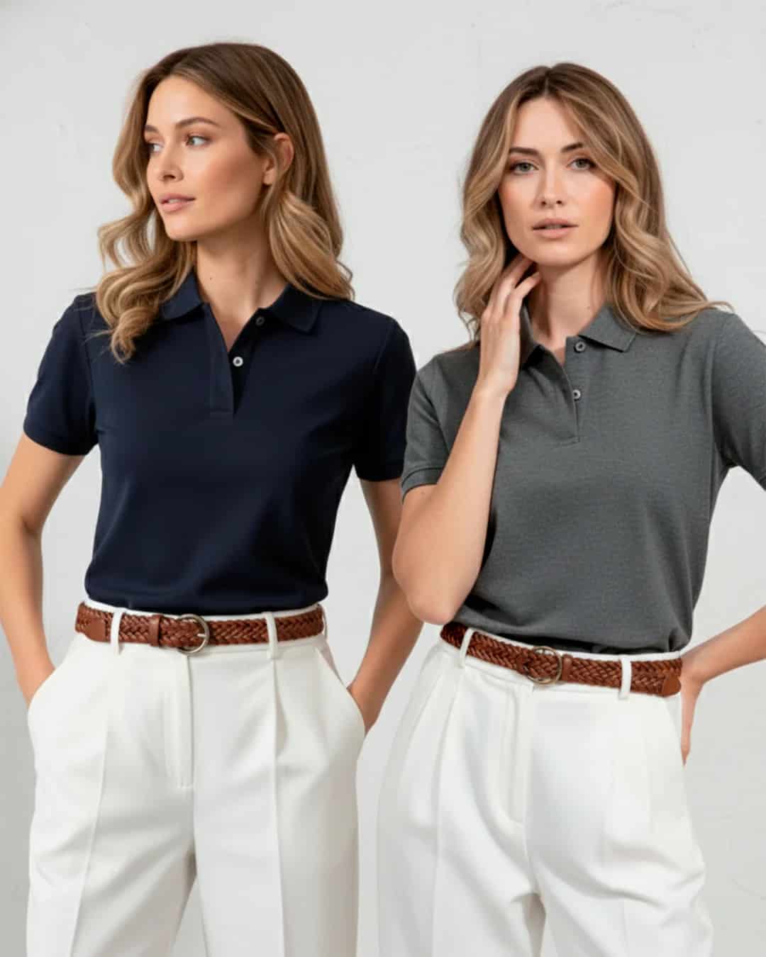 Pack de 2 Polos / Azul Oxford + Gris media noche - miniatura 2