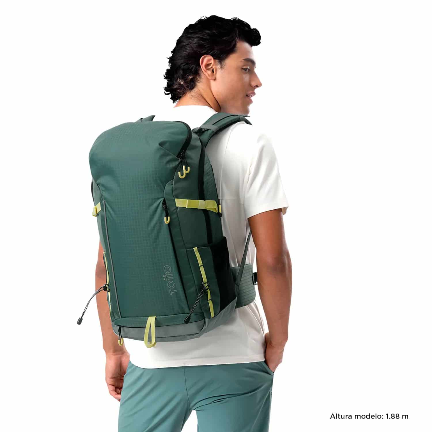 Morral Outdoor Summit 35 Morado con Sistema de Pedernal - miniatura 2