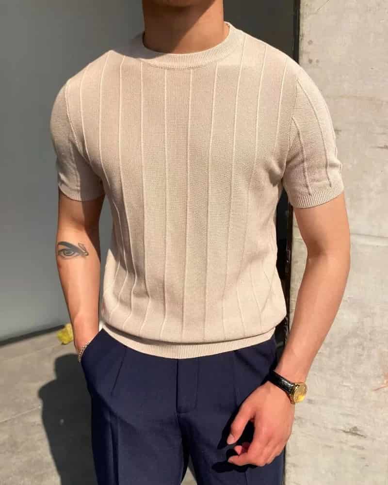 Cannes Ribbed T-Shirt - miniatura 7