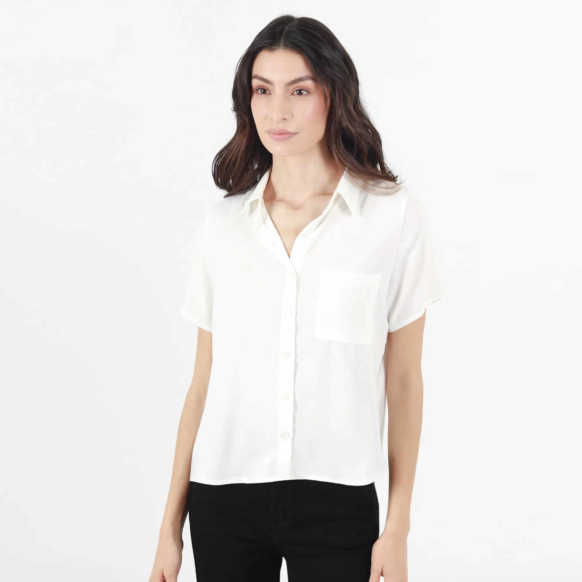 Blusa Cuello V Manga Corta - miniatura 31