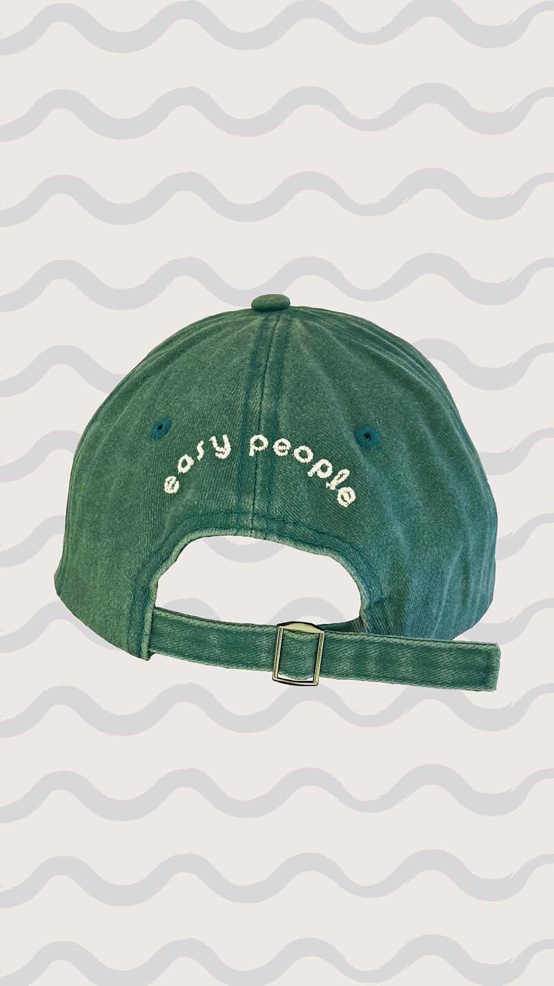 gorra flor bordada - verde - miniatura 4
