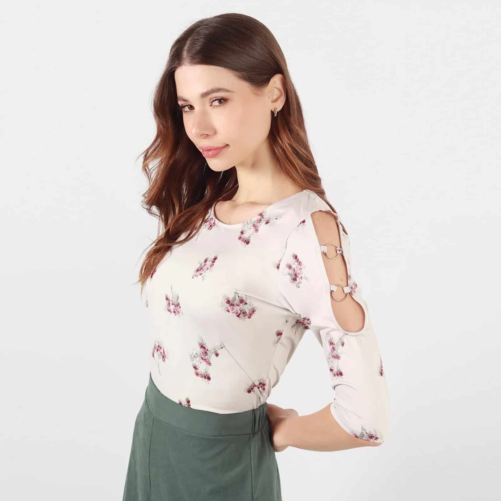 Camiseta Cuello Redondo Manga 3cuartos - miniatura 25