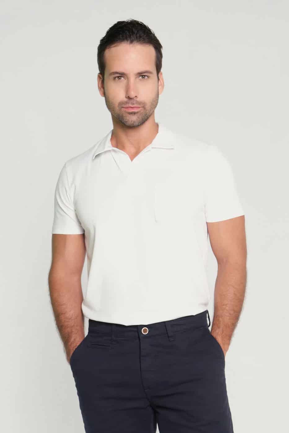 Camiseta Regular Polo Blanco - miniatura 1
