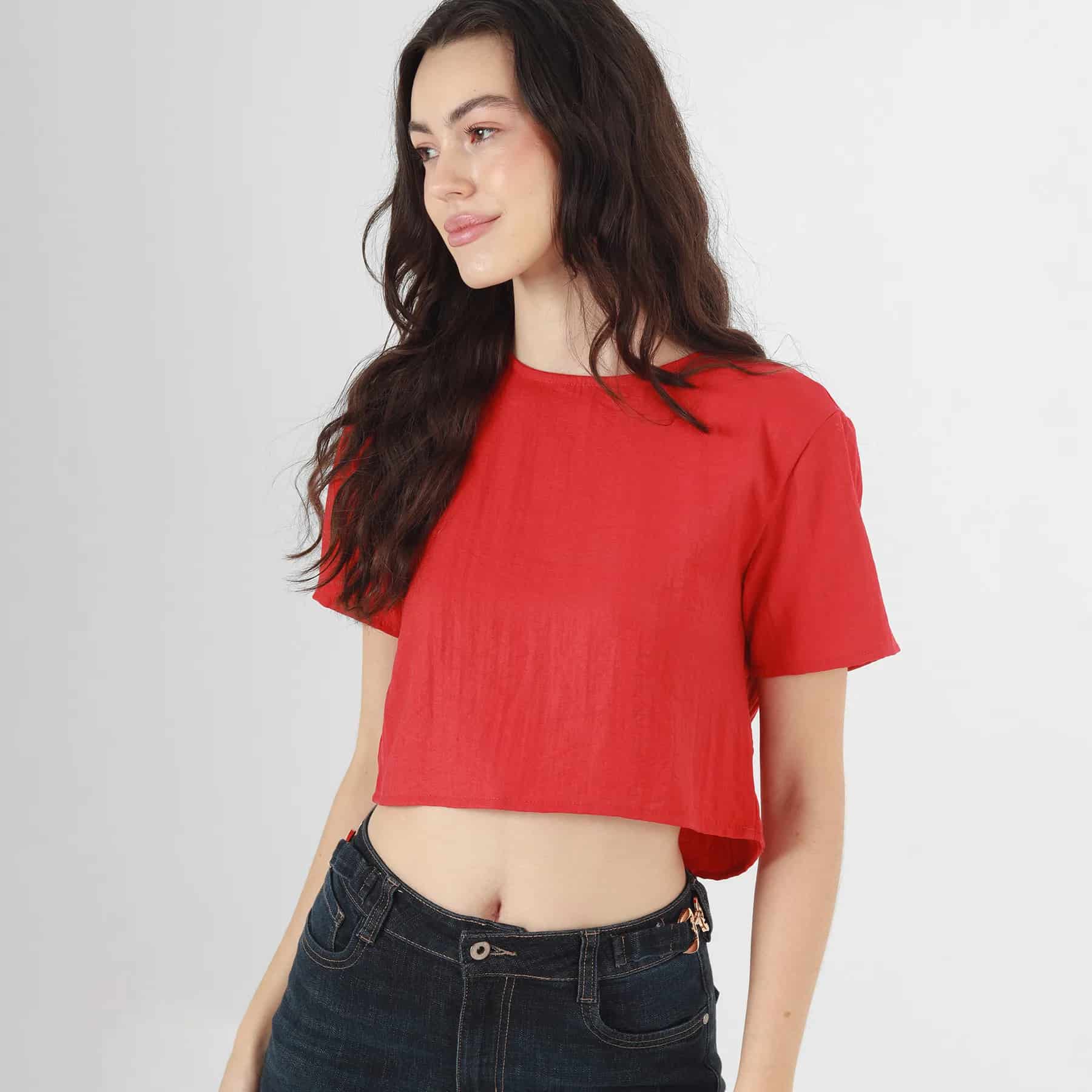 Blusa Cuello Redondo Manga Corta - miniatura 43