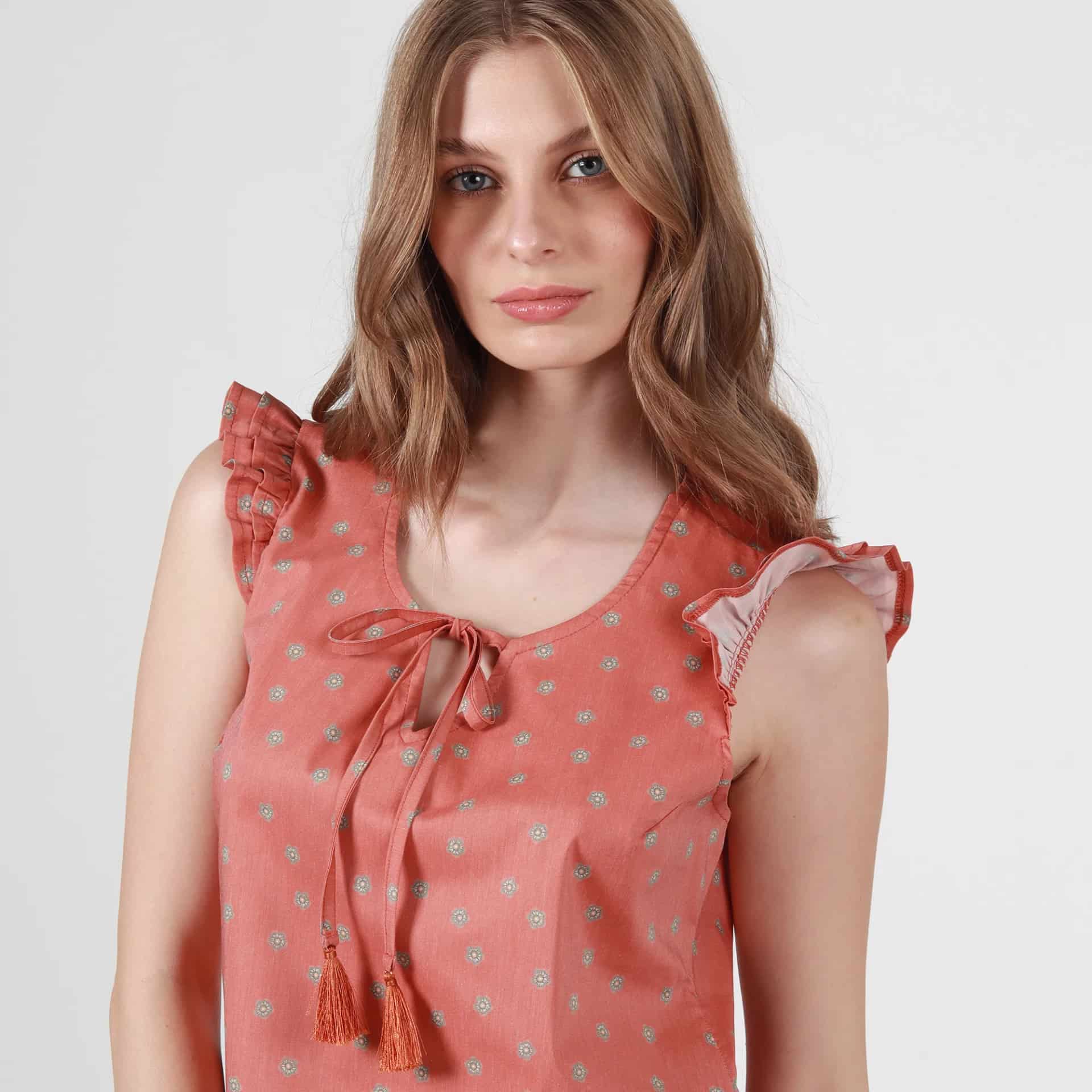 Blusa Cuello Redondo Manga Sisa Bolero - miniatura 29