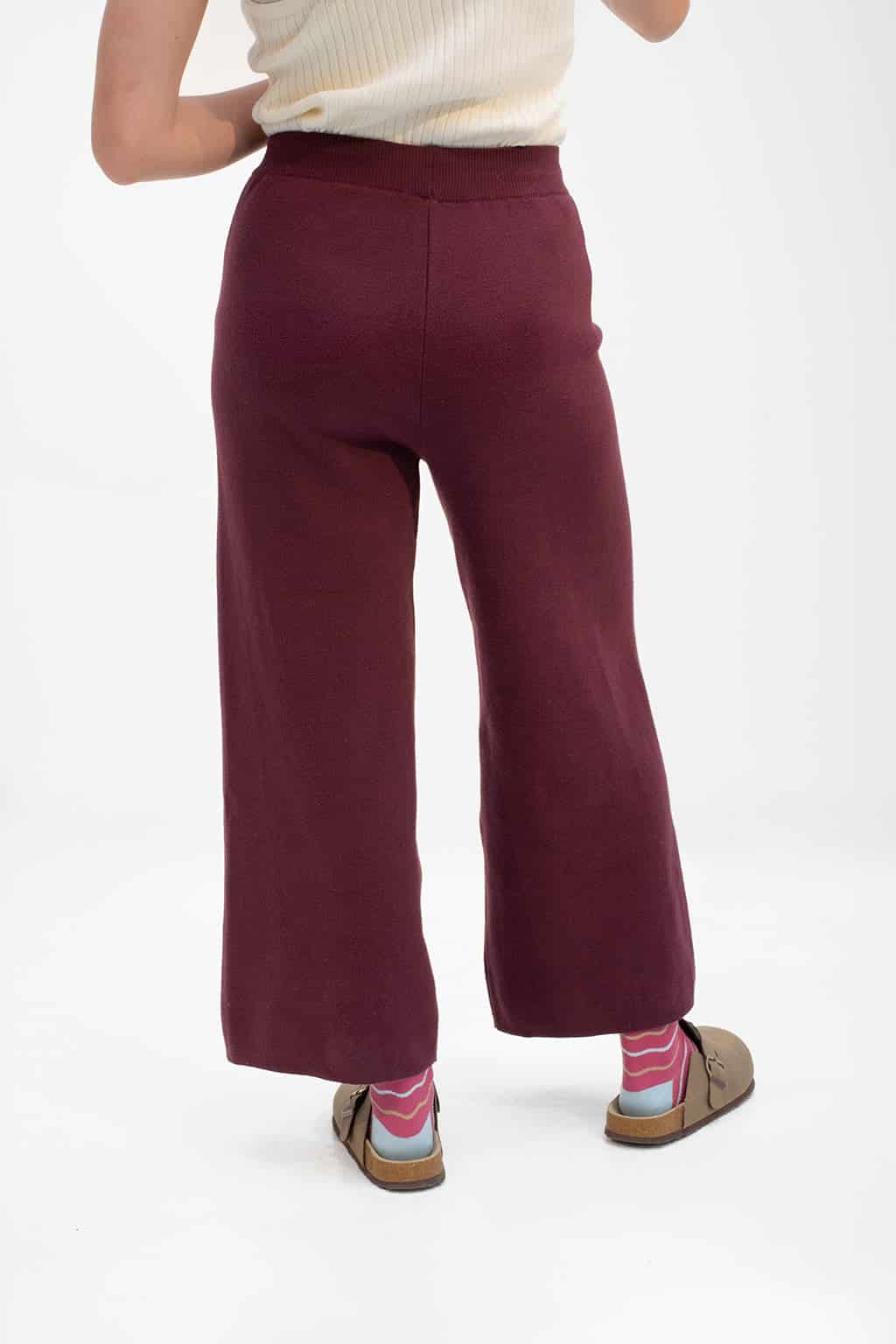 Pantalón Tejido Berenjena - miniatura 8