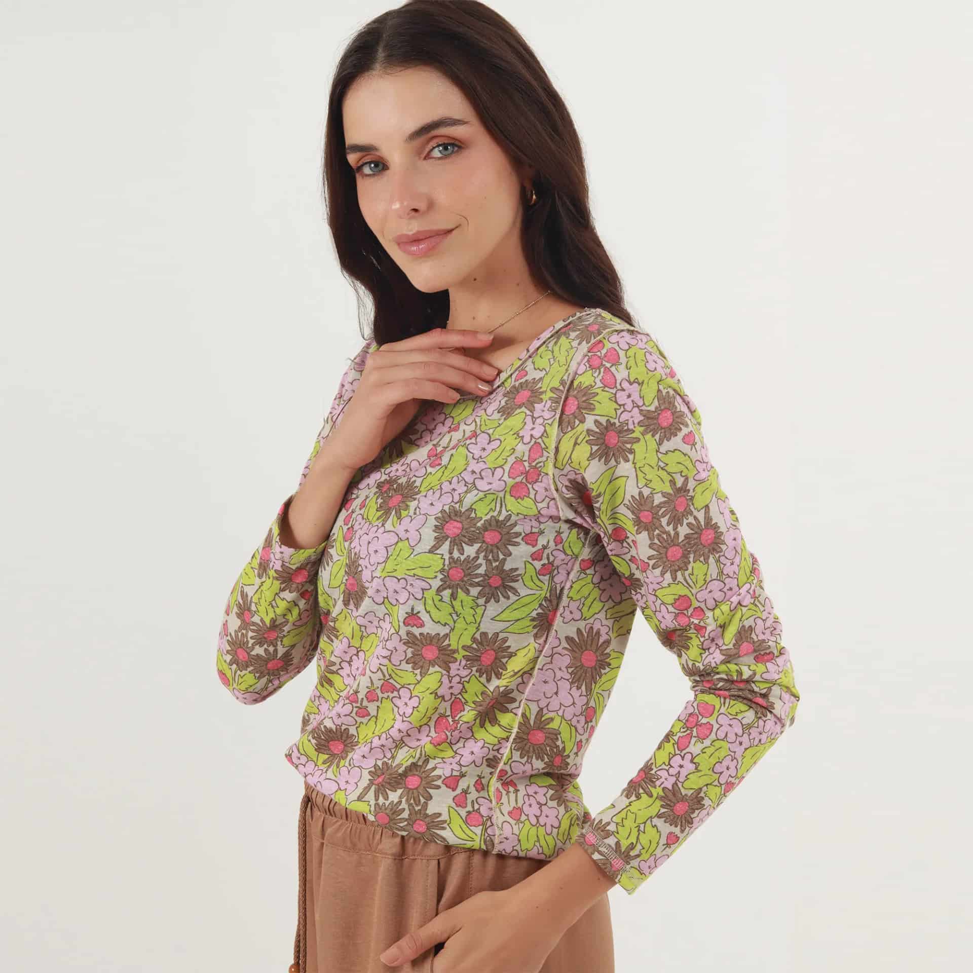 Camiseta Cuello Redondo Manga Larga - miniatura 29
