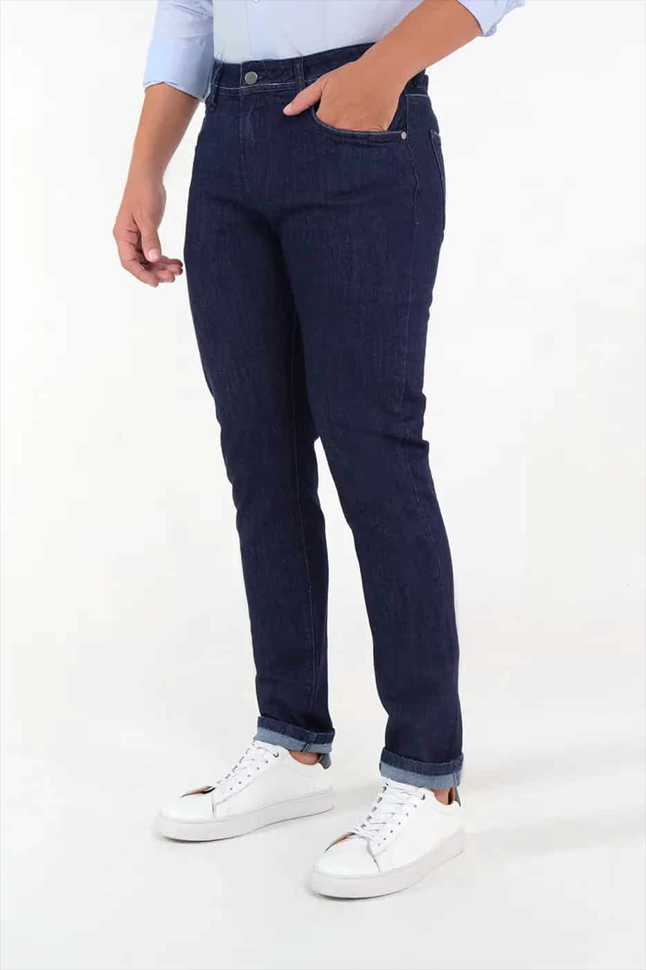 Jean Slim Fit Denim indigo Oscuro - miniatura 1