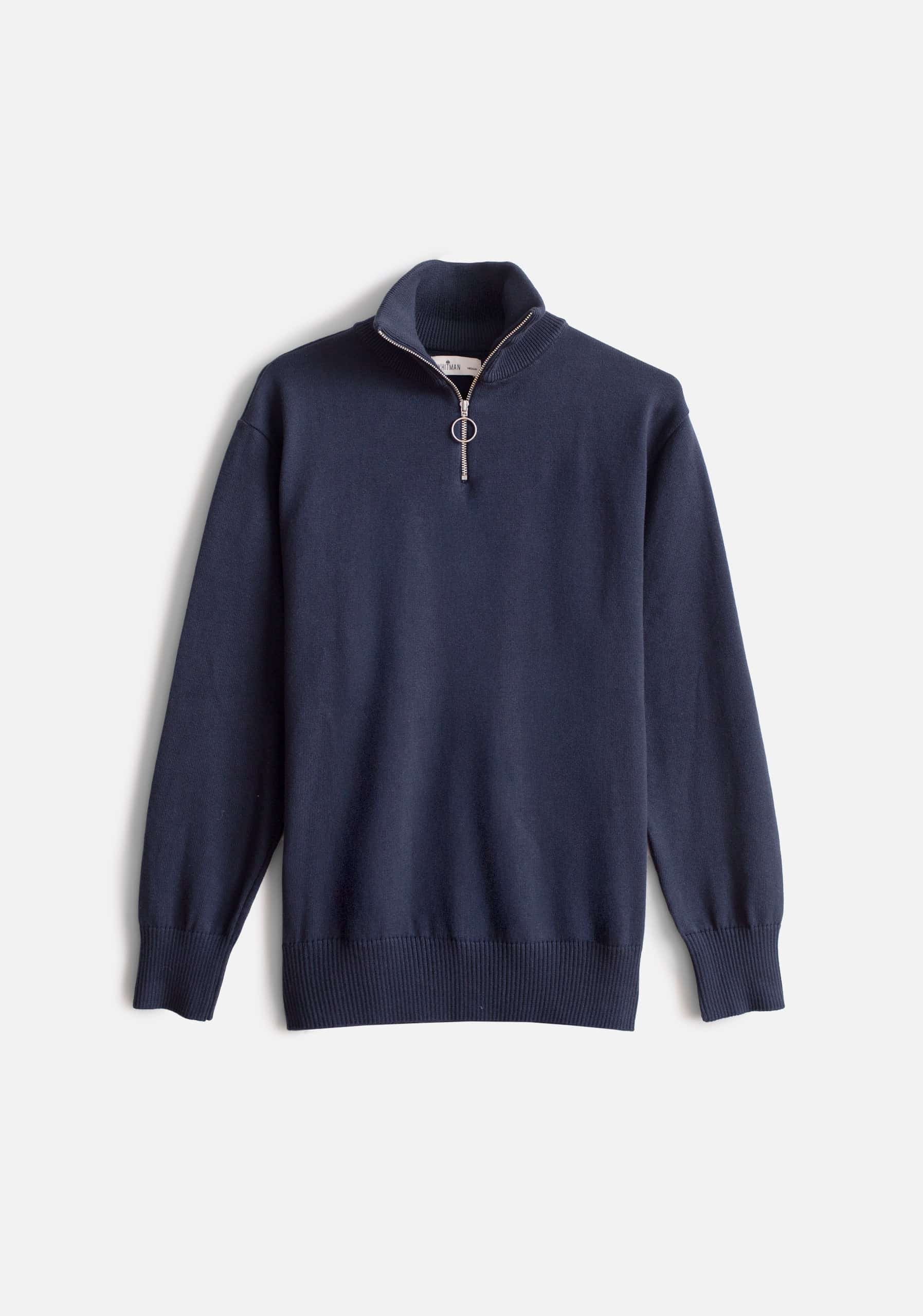 Saco H Prescolt Half Zip Azul Osc.
