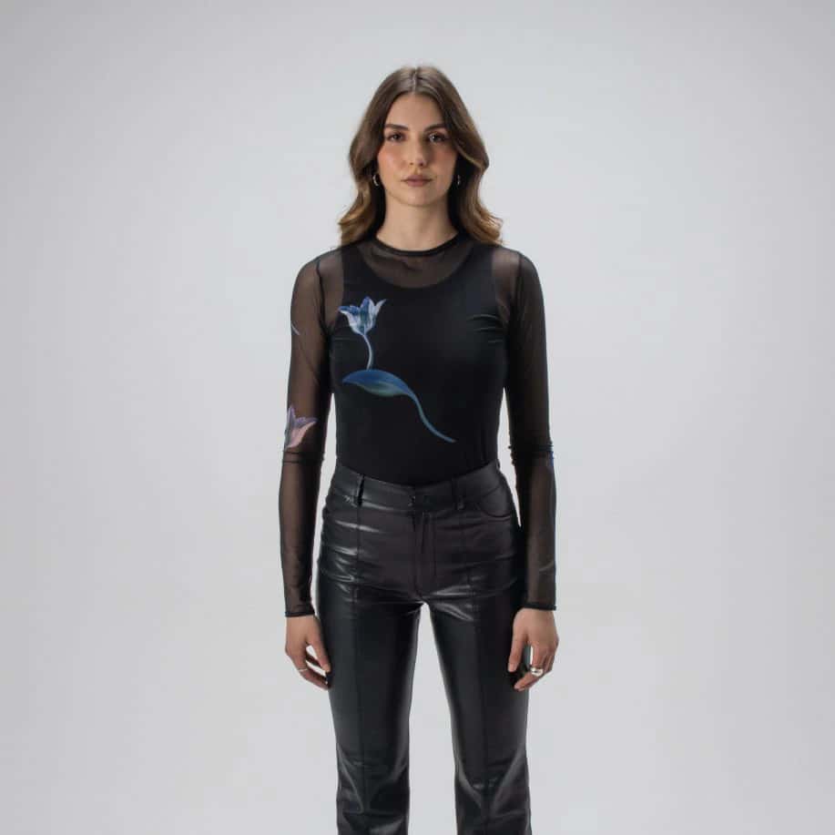 Mesh (Malla) – Eloisa – Flower Dance – Negro