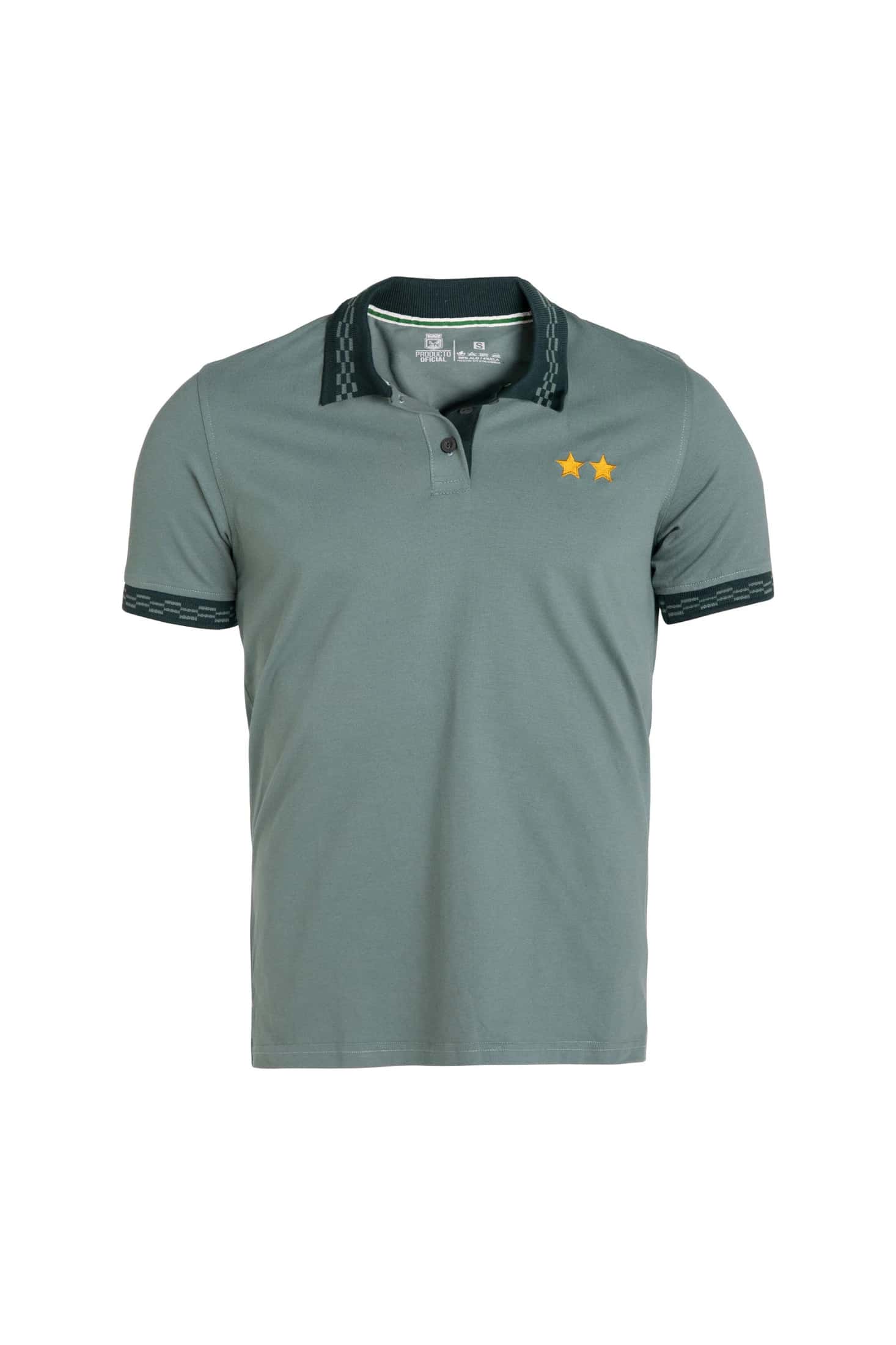 POLO VERDE ESTRELLAS HOMBRE
