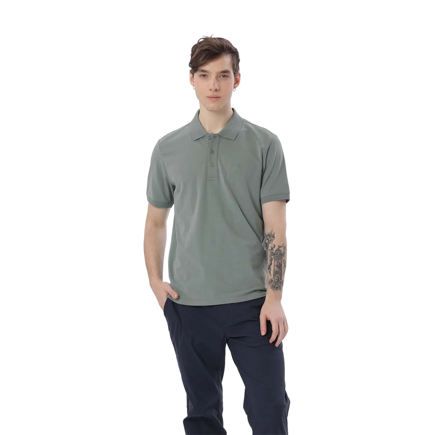 Camisa Polo para Hombre Youngpolo Verde