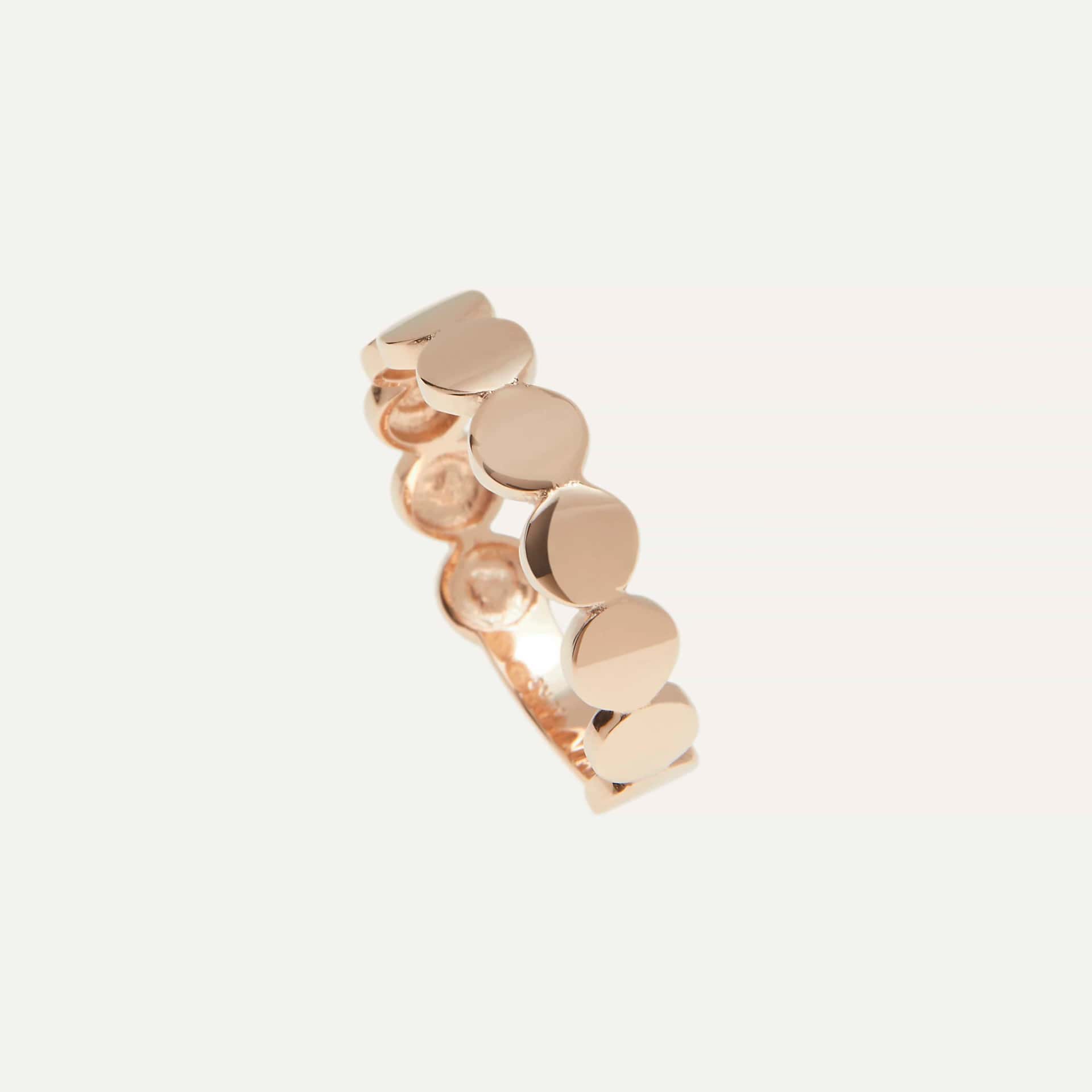 Anillo círculos liso - miniatura 4
