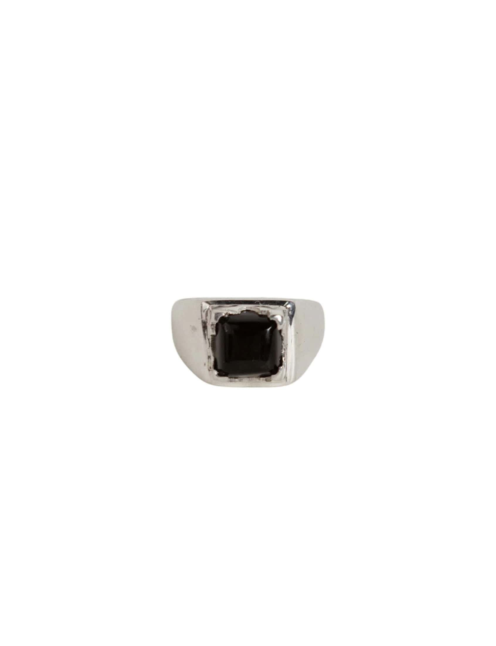 Anillo Punto Cadeneta Ónix