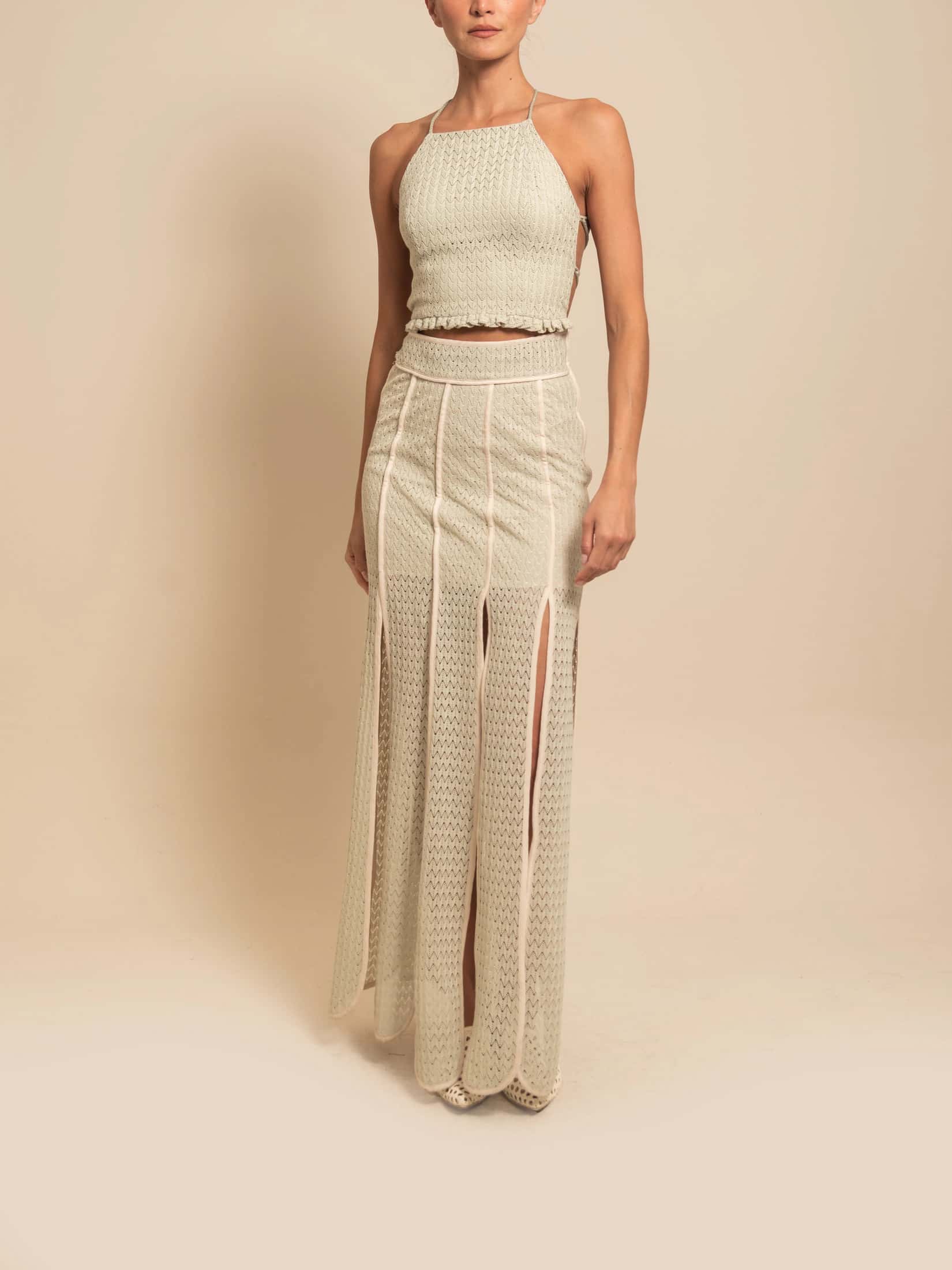 CETINA SKIRT SAGE GREEN