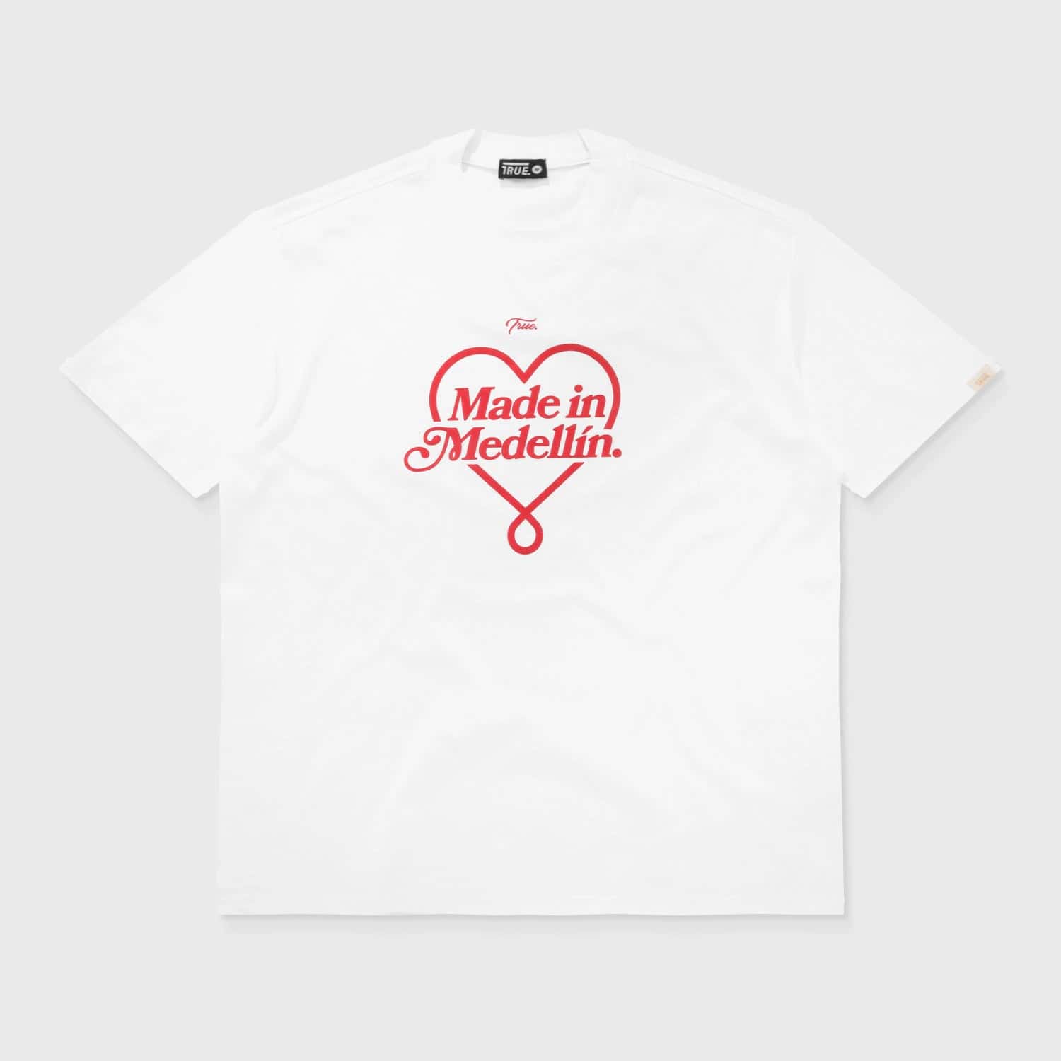 Camiseta Oversized Medellín - Blanca