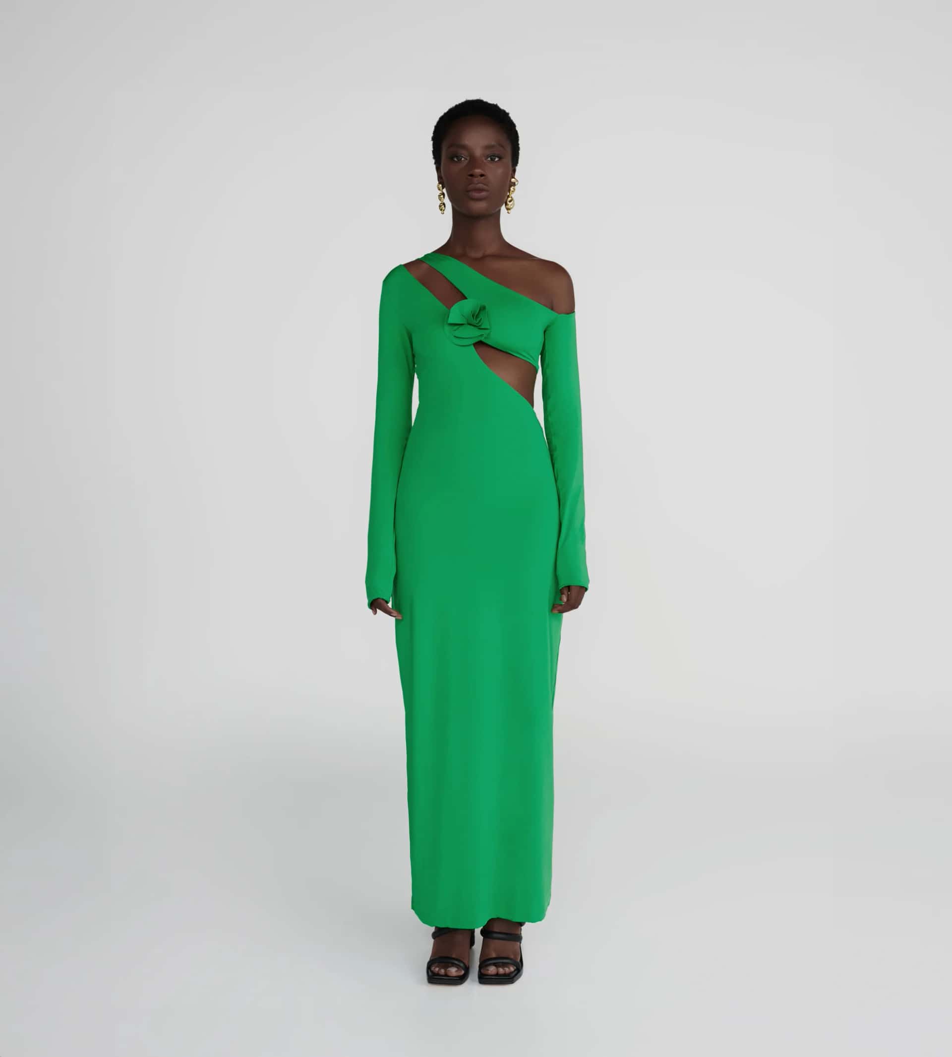 VESTIDO TANARO VERDE PRIMAVERA