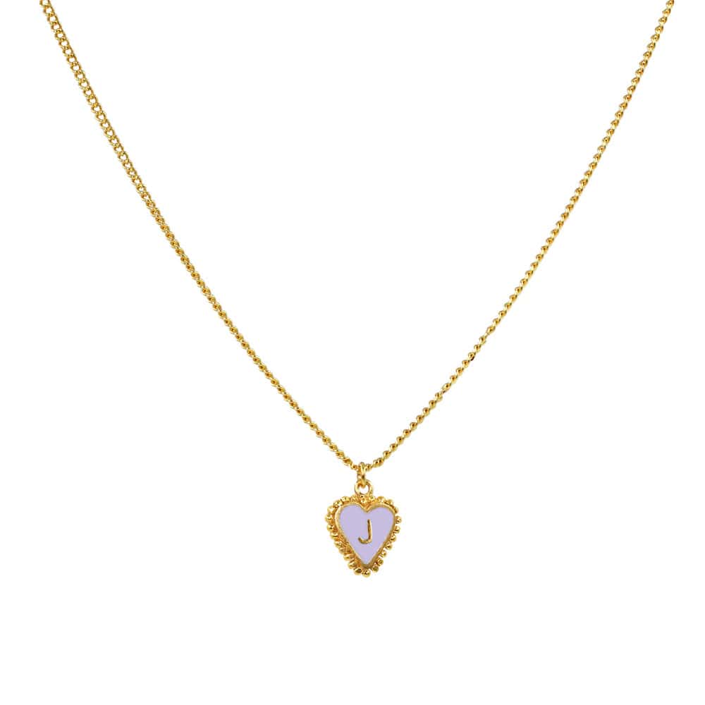 Cadena 1 Letra Heart Morado - miniatura 11