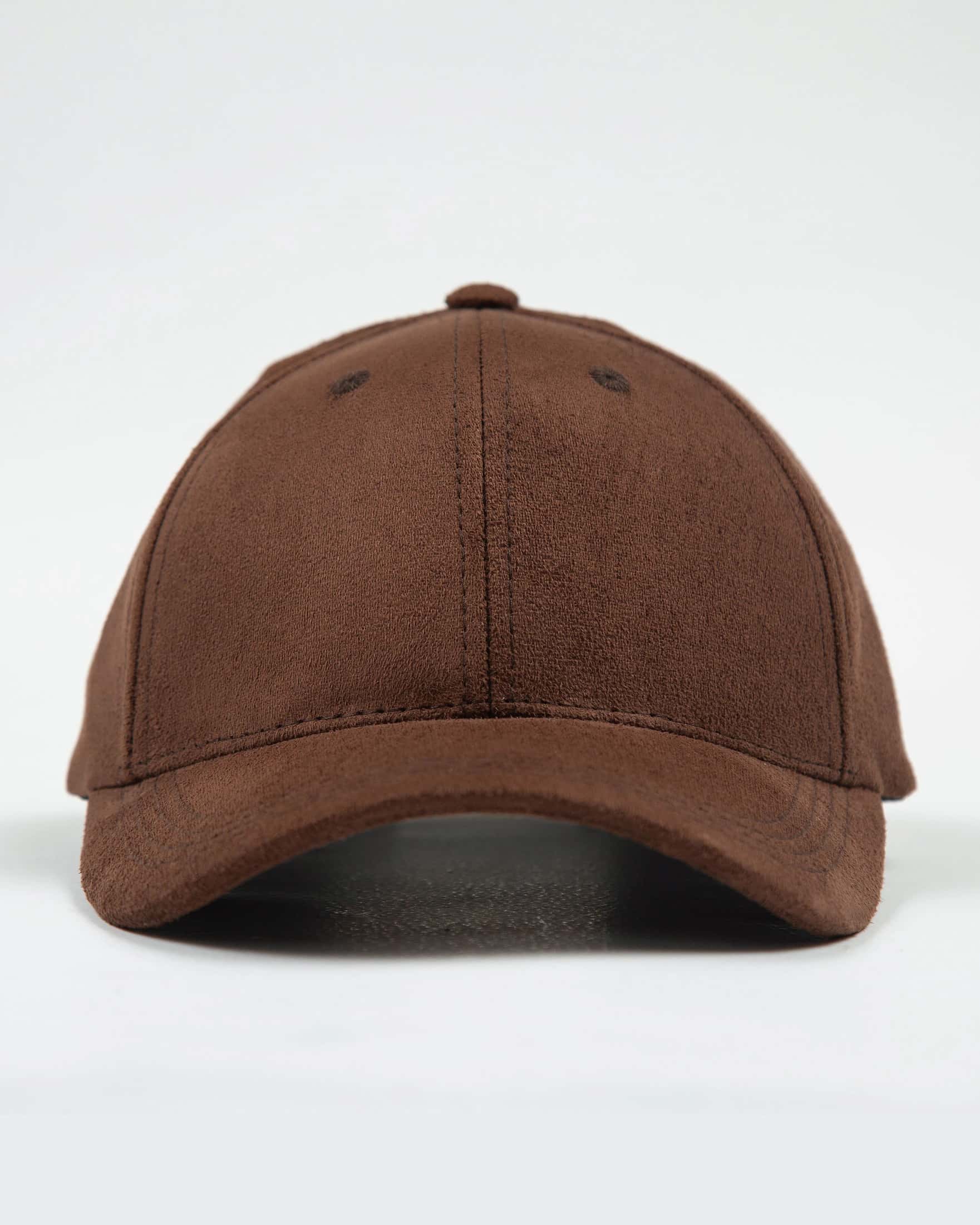 Gorra Baseball Gamuza Chocolate