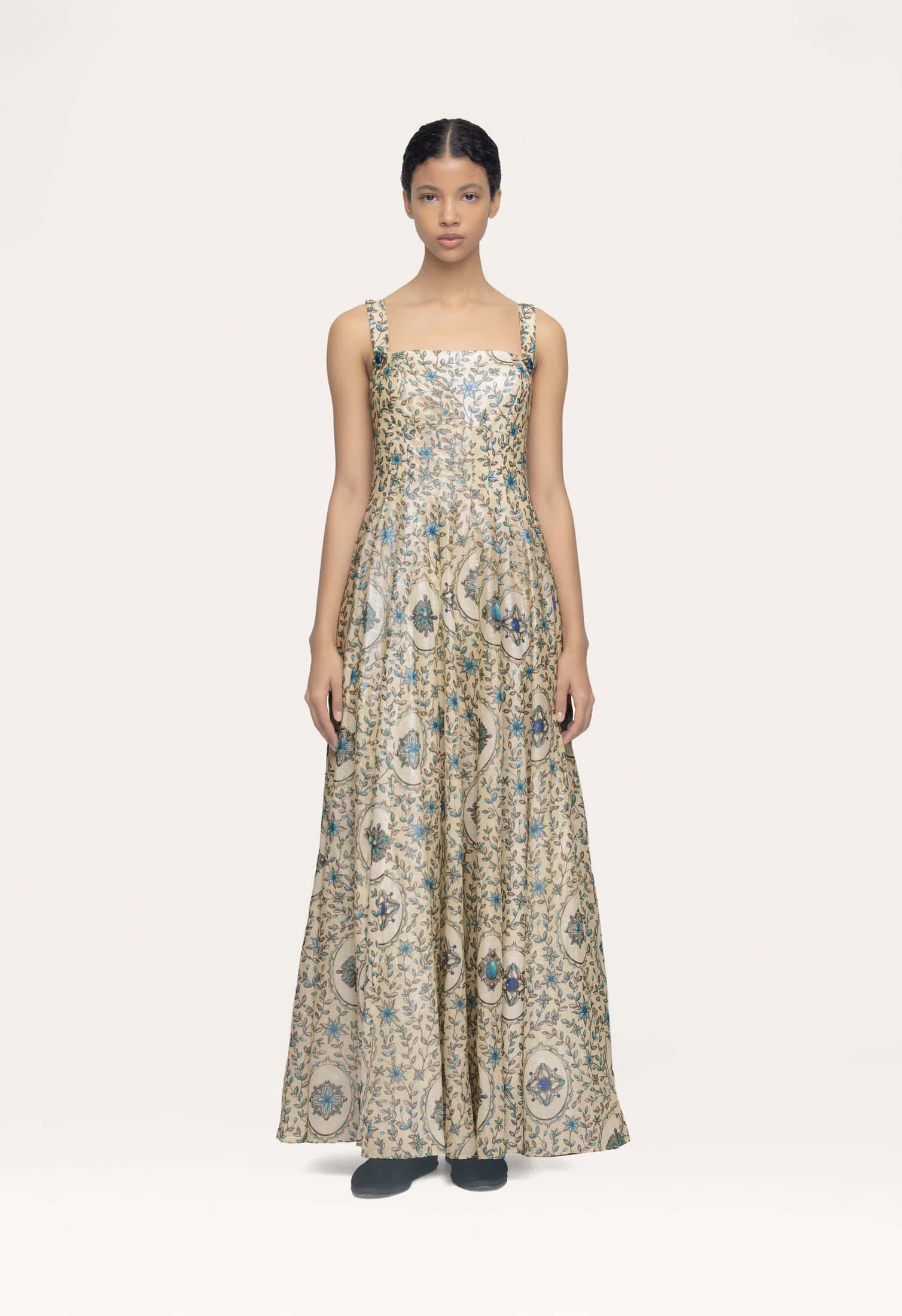 Aguamarina Platero Maxi Dress