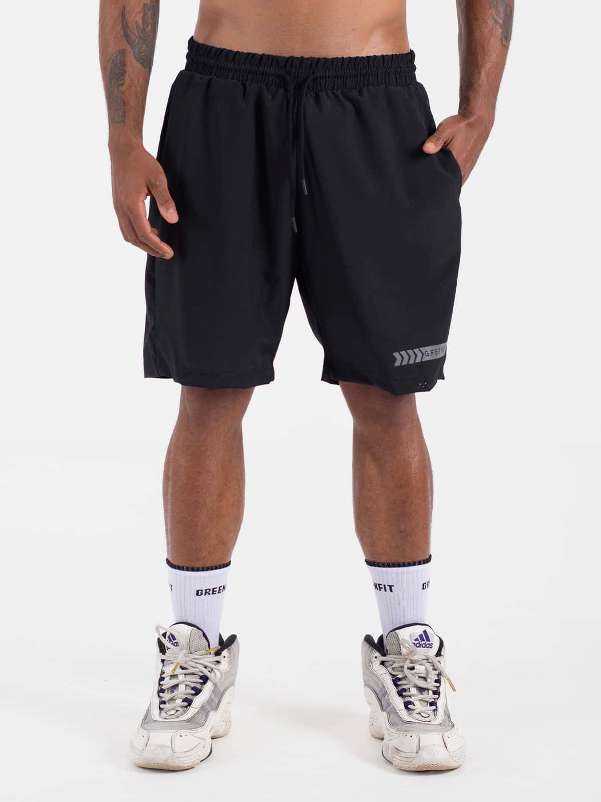 Pantaloneta hombre hiki laser negra