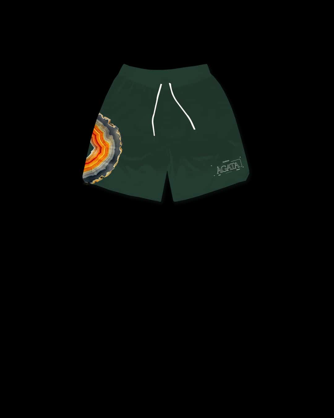 PANTALONETA ART NARANJA NEGRO