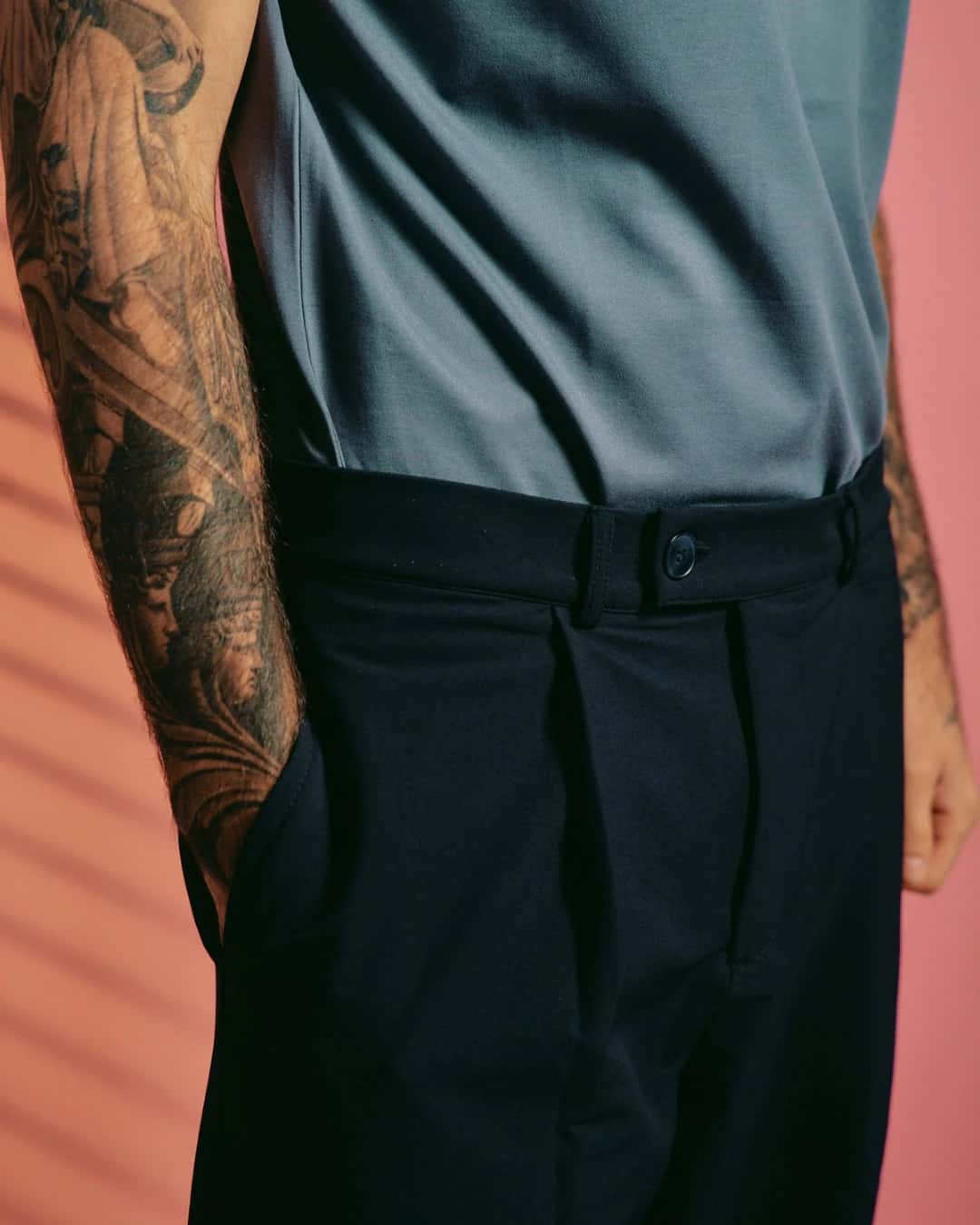 SUCCESSION TAILORED PANT — BLACK - miniatura 4