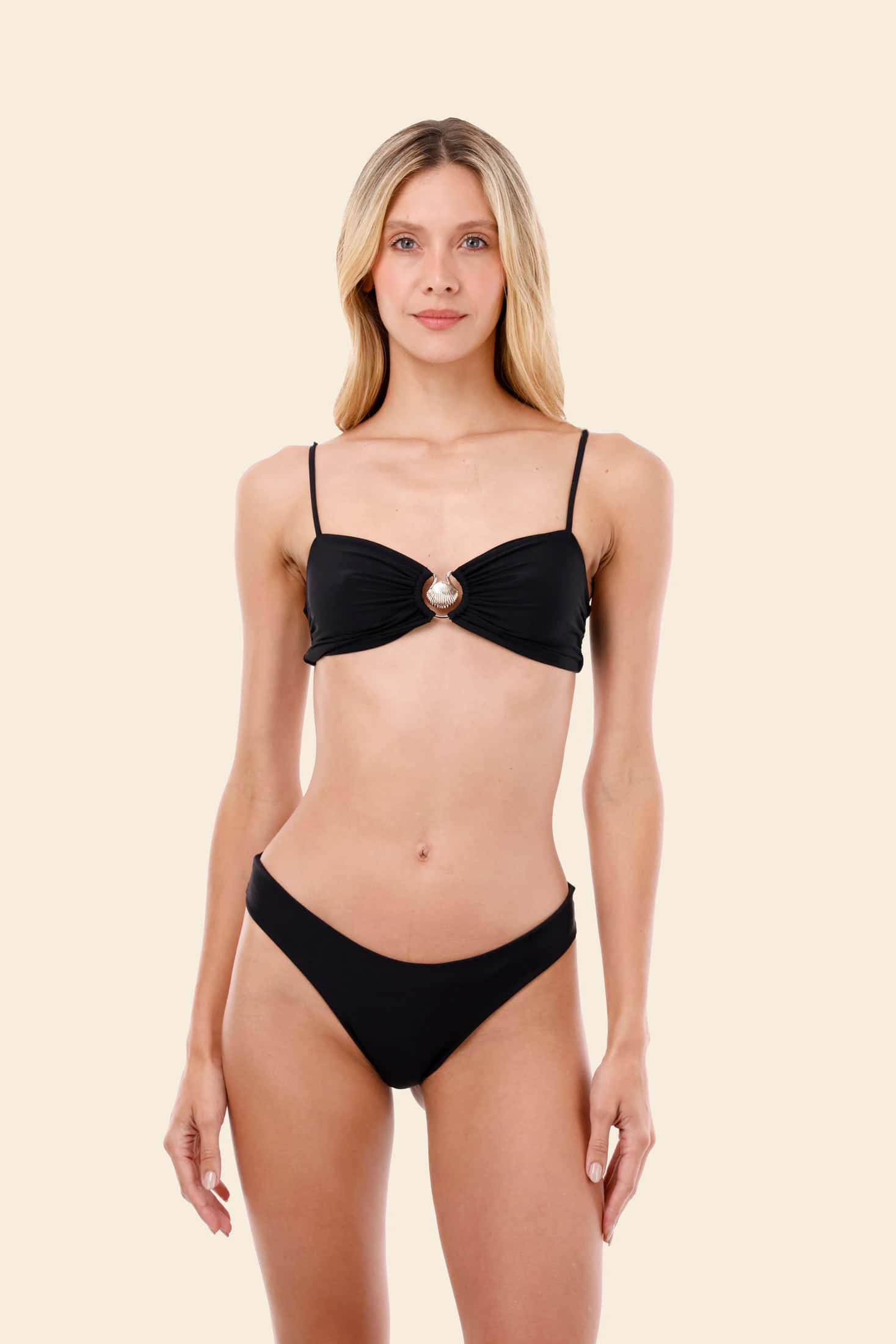 Black Concha Top