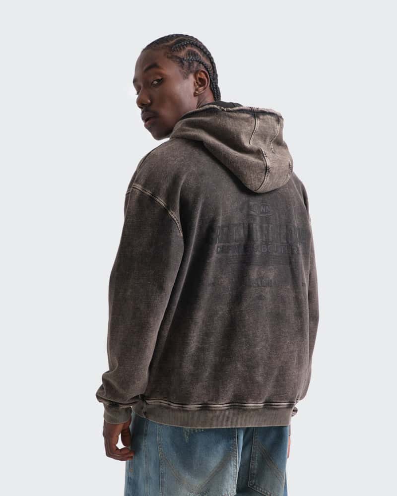 Hoodie Gris Oversize Heavy Cotton