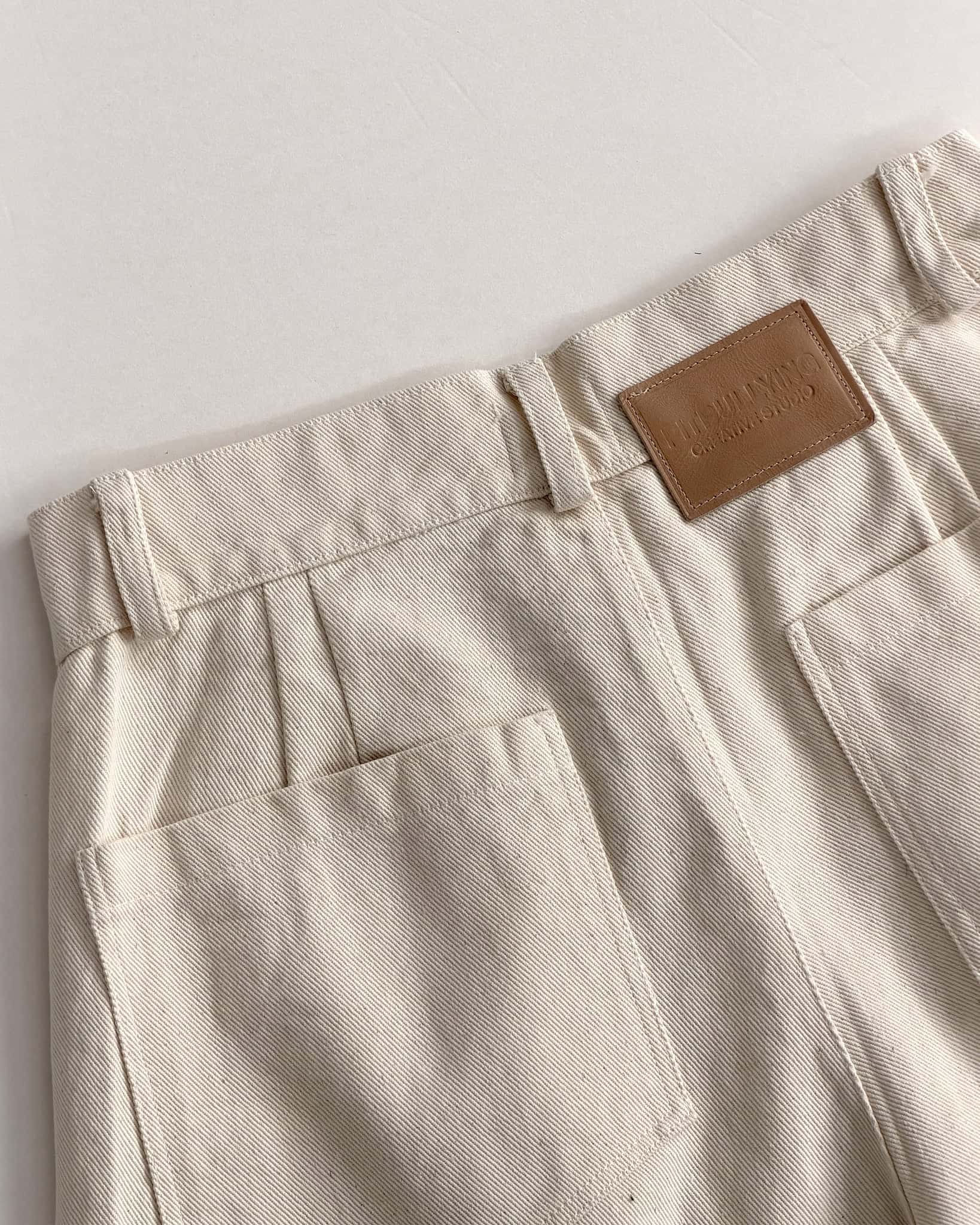 JORT DENIM JAPANESE BEIGE - miniatura 6