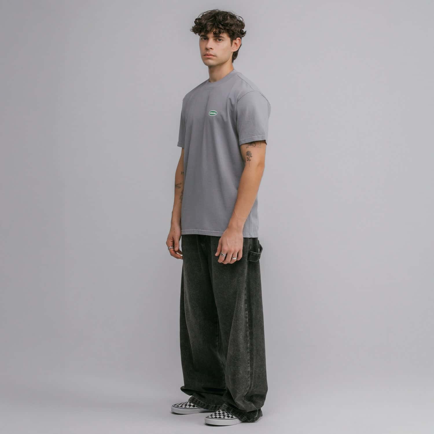 Moonlight Regular T-Shirt - Light Gray - miniatura 4