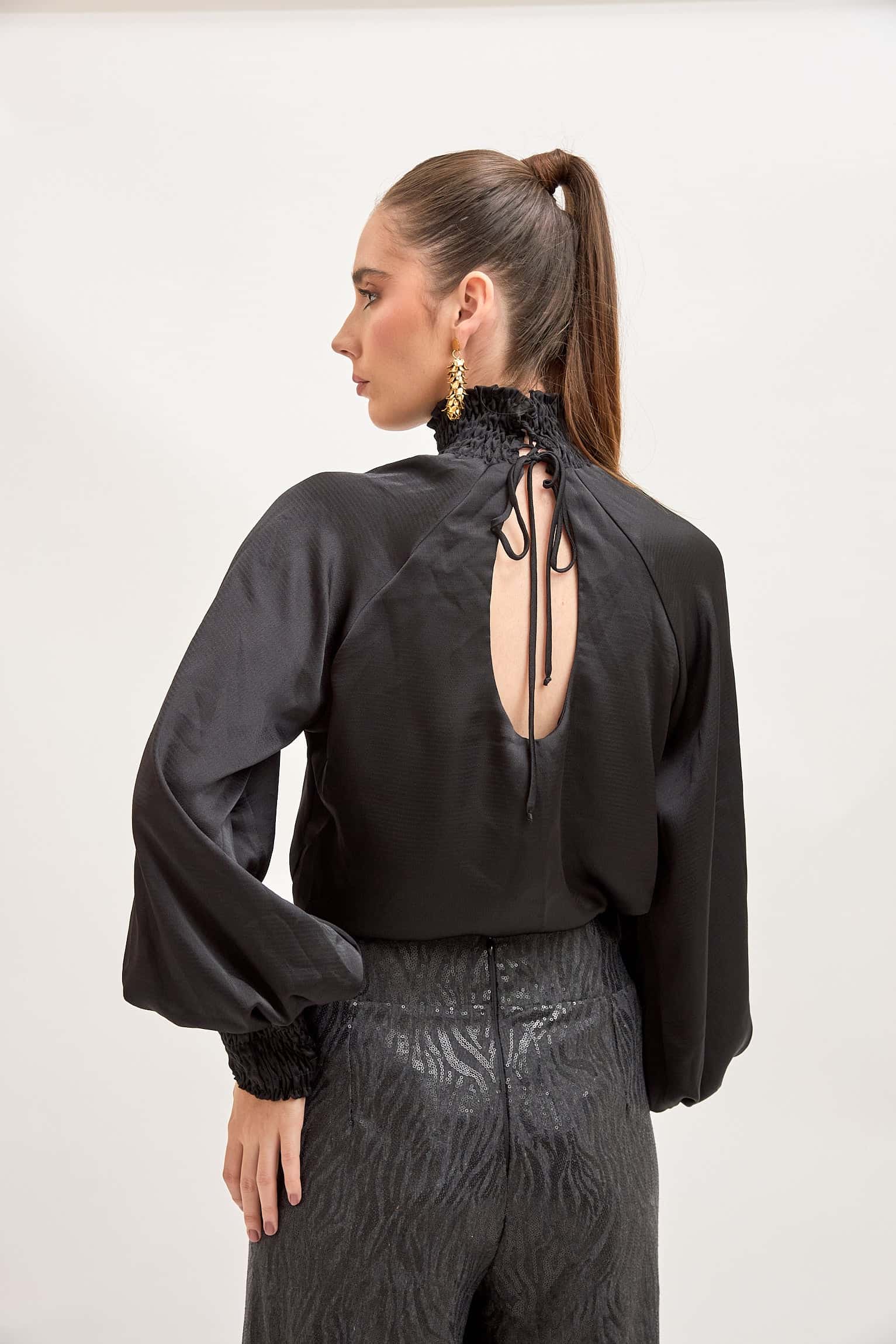 Blusa Brestel Negro - miniatura 5