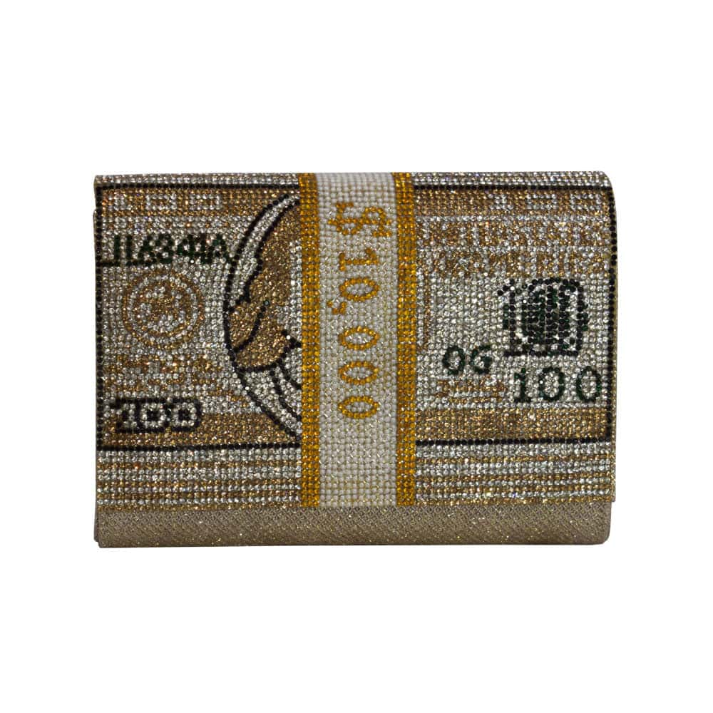 Large 10K Rhinestone Clutch