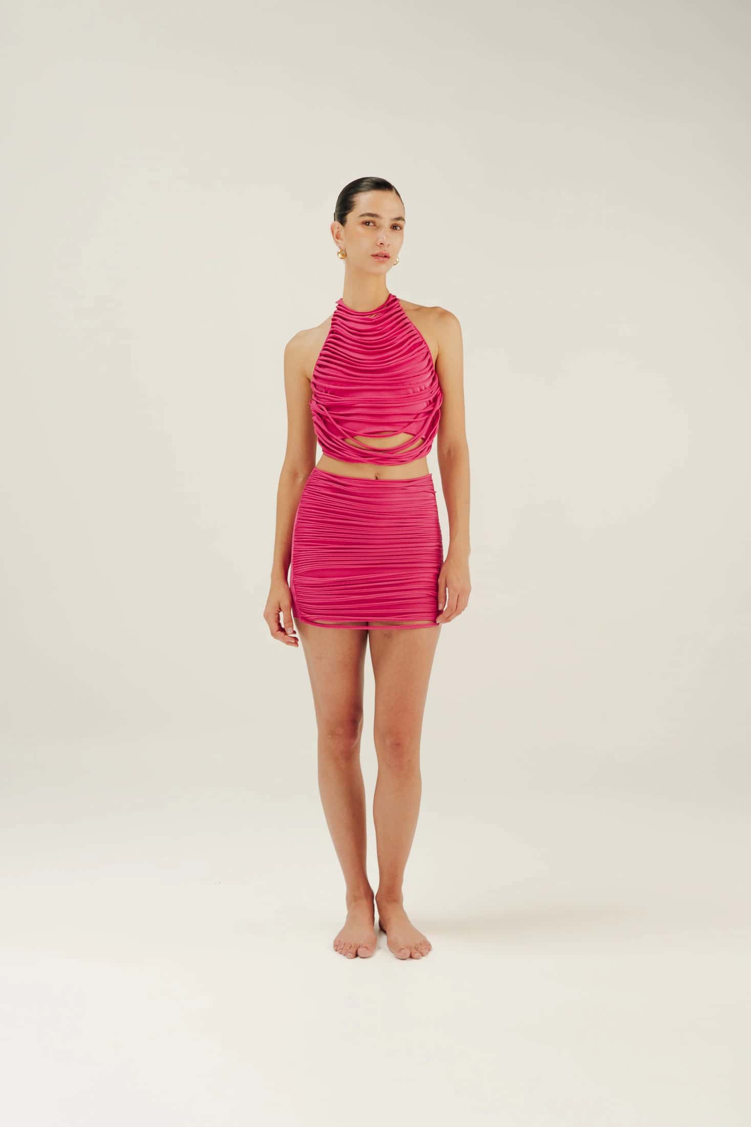 MINI FALDA ANEMONA - PARADISE PINK