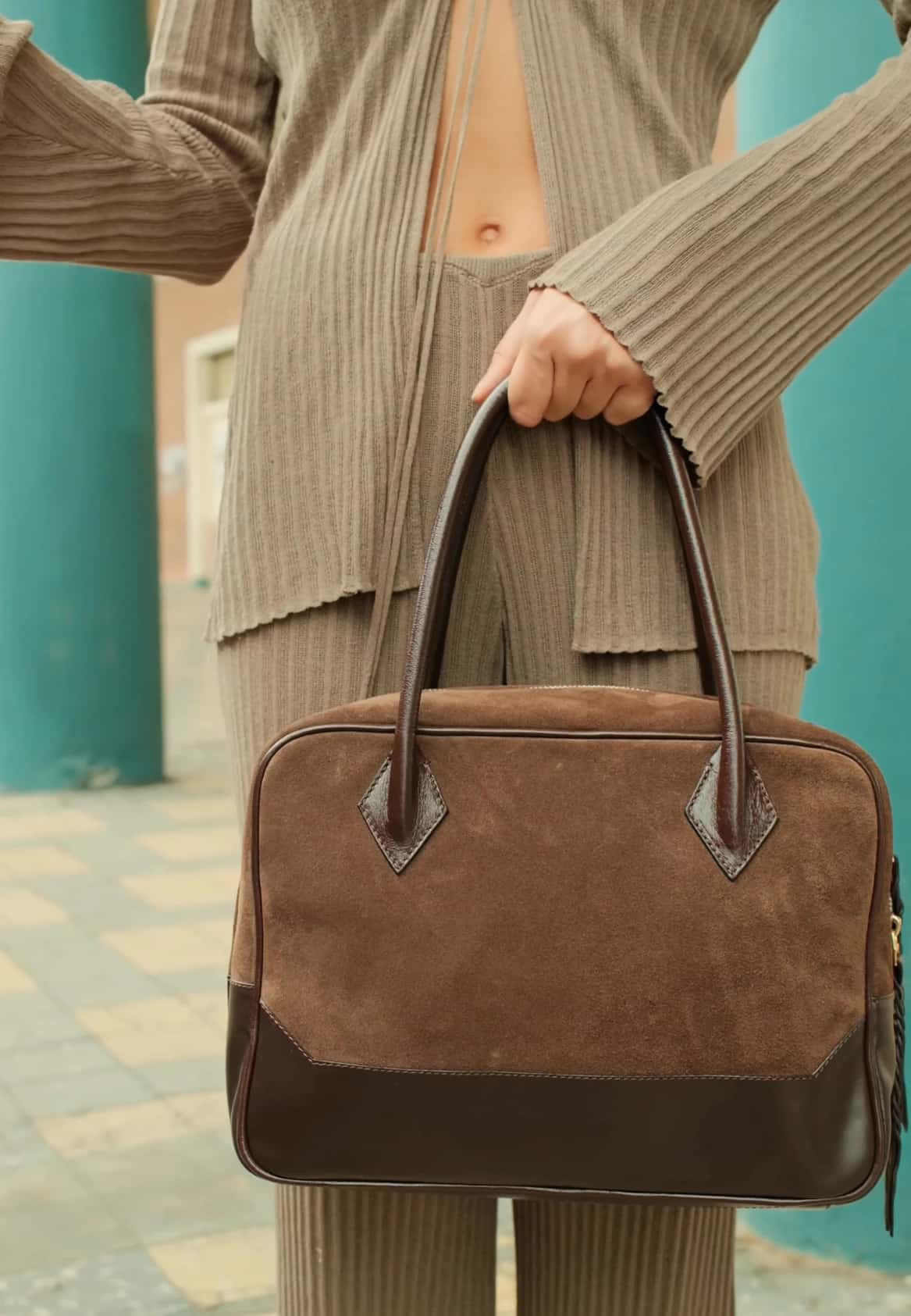 9 TO 5 SUEDE NERO - NAPA NERO - miniatura 2