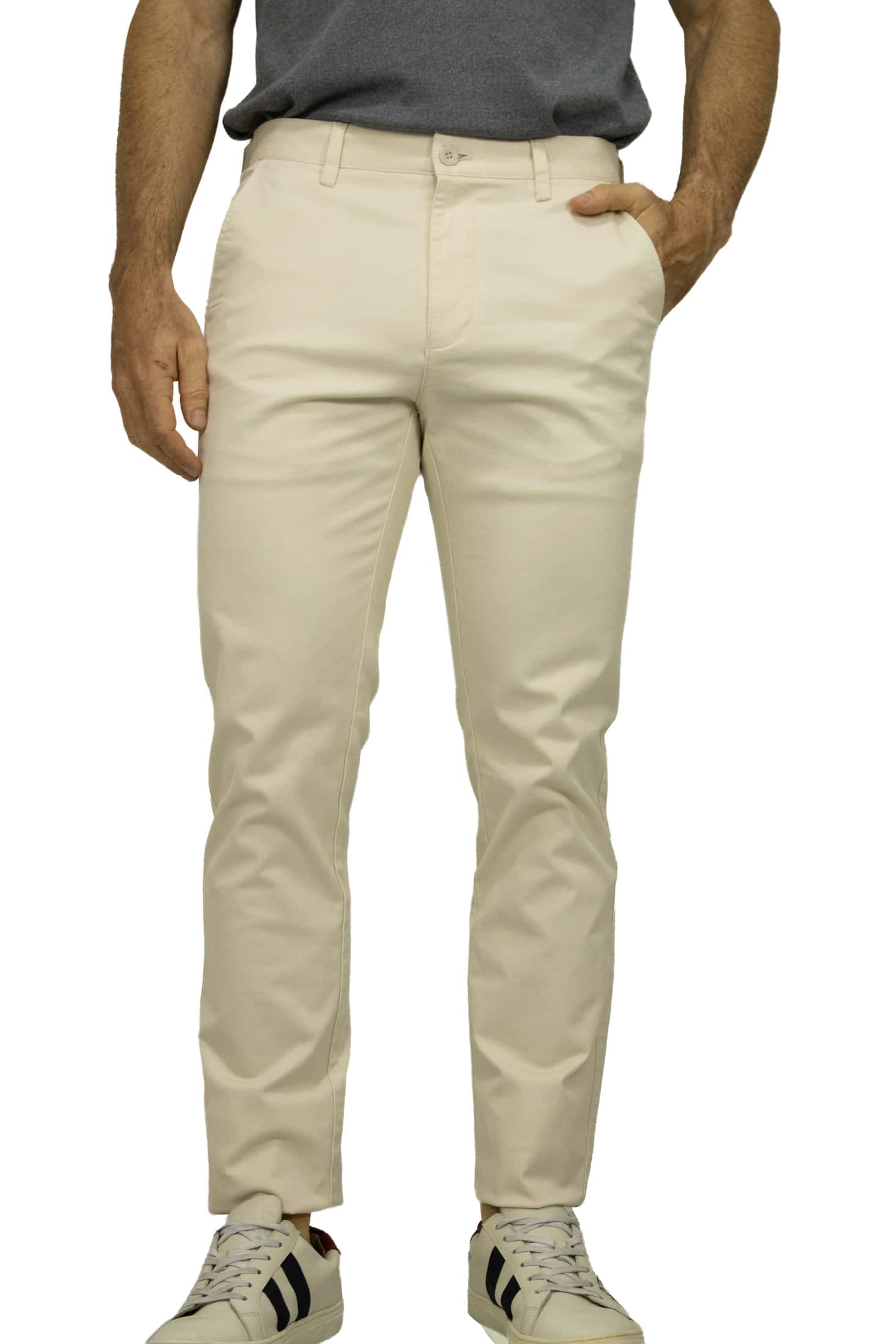 PANTALÓN BEIGE PARA GOLF