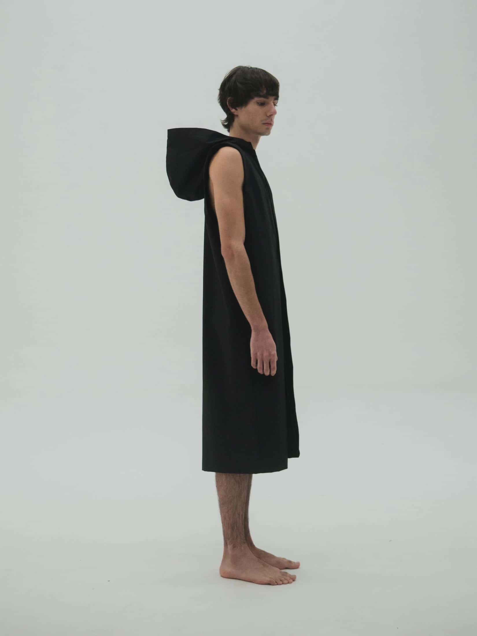 Hooded shirt-dress Men - miniatura 4