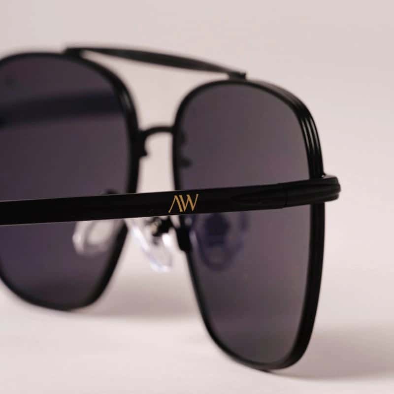 Aviator sunglasses Negro - miniatura 3