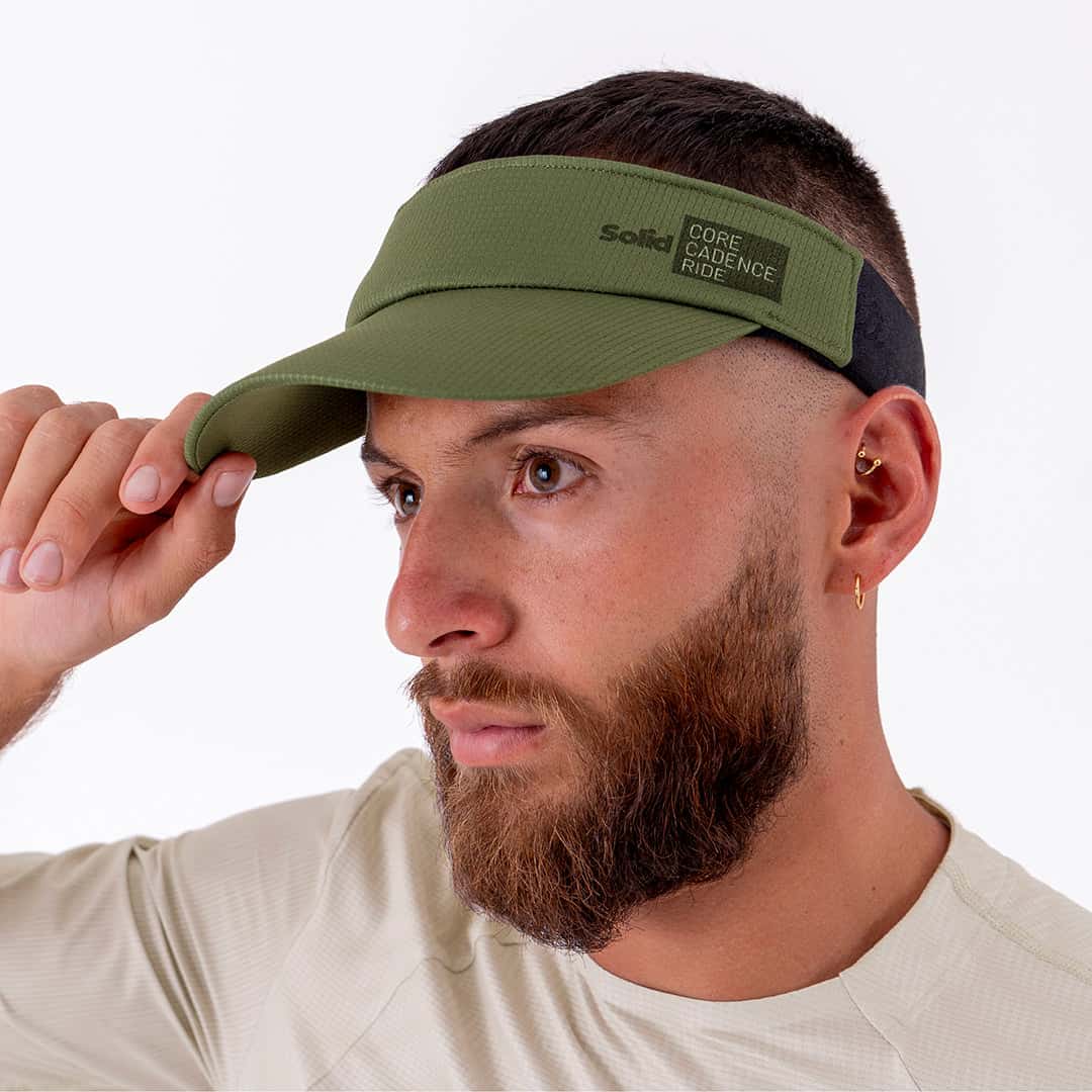 VISERA RUNNING SOLID VERDE UNISEX - miniatura 2
