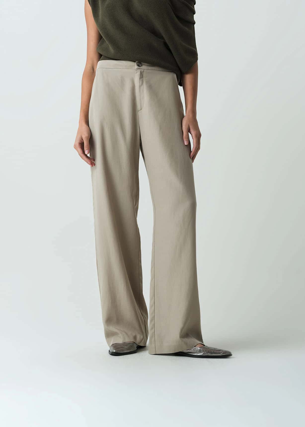 Pantalón Wide Leg tiro alto